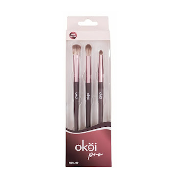 Set de brochas Okoi Pro Para Ojos x 3 und  