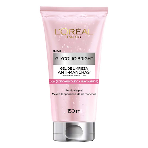 Gel Limpiador Facial Antimanchas L'Oréal Paris Glycolic Bright Tubo x 150 ml