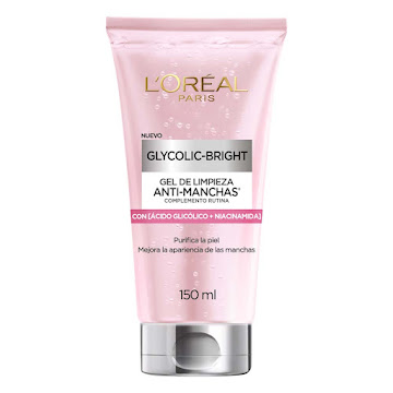 Gel Limpiador Facial Antimanchas L'Oréal Paris Glycolic Bright Tubo x 150 ml  