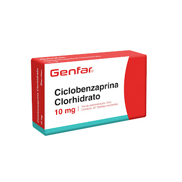 Ciclobenzaprina 10 mg Eurofarma Caja x 30 Tabletas  