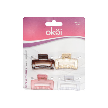 Pinzas Para Cabello Cuadradas Pequeñas x 4 und  