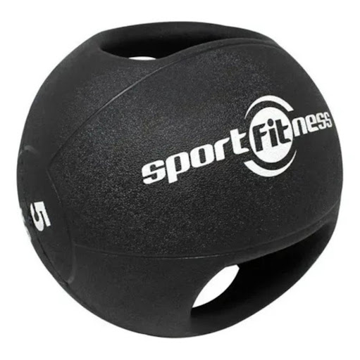 071624- BALON CON AGARRE Y PESO 5KG SPORTFITNES Sport Fitness Individual x 1 ?El Balón Medicinal con Agarre de 5 Kilos Sportfitness es una herramienta diseñada para enriquecer entrenamientos funcionales y de resistencia