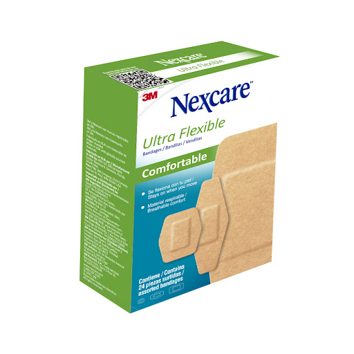 Curas Ultraflexible 3M Nexcare Surtida Caja x 24 und