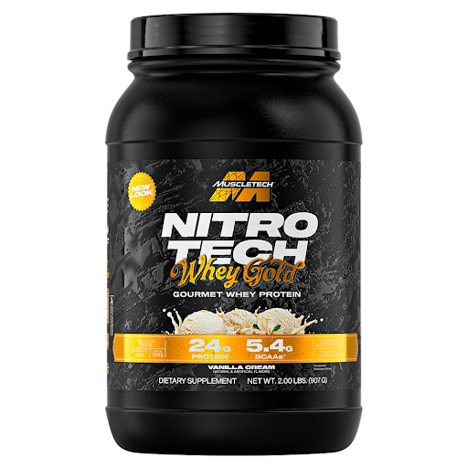 Proteína Nitro Tech Whey Gold Suplecol Tarro x 2 Libras