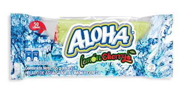 PALETA ALOHA LEMON   CHERRY X 65 GR                                    