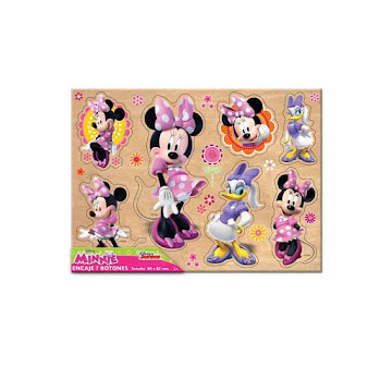 Solo Online Rompecabezas Minnie   Mouse Grande - Modelo 1 7 Botones 