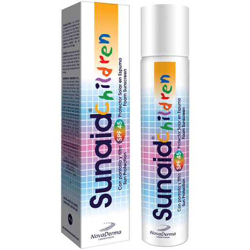 Protector Solar Novaderma Sunaid Children Esp Ptlla FltSolar x 90 ml