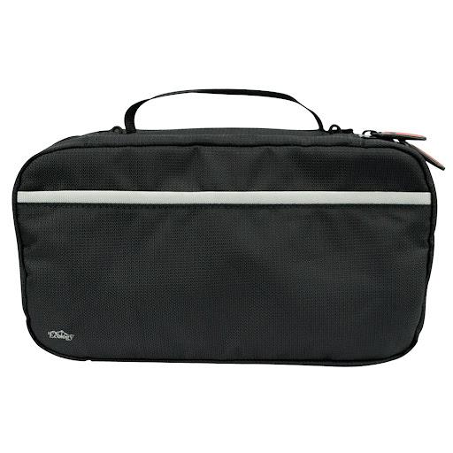 Estuche De Viaje Ecology Travel Bag Ecology Bolsa x 1 CARACTERÍSTICAS Organizador de viajes con amplios compartimientos para artículos de higiene personal, Posee forro interior anti bacterias, Compartimiento de plástico impermeable, anti derrame, Múltipl