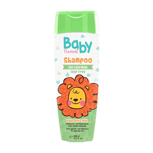 shampoo ultrasuave para bebés x400ml FIAMME Botella 400 ml x 1 Shampoo + Body Wash hipoalergénico que limpia suavemente cabello y piel con tensoactivos de coco y aminoácidos, enriquecido con Pro Vitamina B5 y Aloe Vera para hidratar y proteger