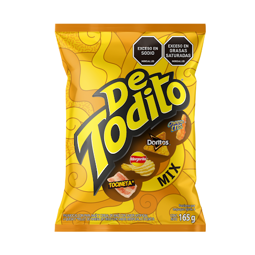 Pasabocas De Todito Mix x 165 gr