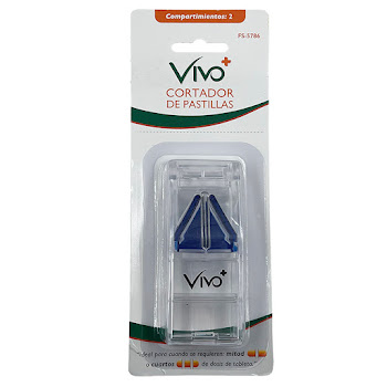 Cortador Pastillas Vivo+ Transparente x 1 und  