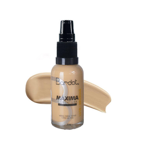 BASE MAXIMA COBERTURA CON ACIDO HIALURONICO BARDOT 30 GR x 1 BASE MÁXIMA COBERTURA NATURAL