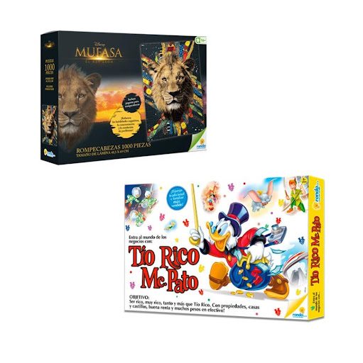 Oferta 2084-Rompecabezas X 1000 Pzas Mufasa+Monopolio Tio Rico RONDA CAJA x 1 Oferta 2084-Rompecabezas X 1000 Pzas Mufasa +Monopolio Tio Rico
Rompecabezas X 1000 Piezas Mufasa

Diviértete armando y coleccionando nuestro Rompecabezas X 1000 Piezas Mufasa , luego utilízalo como e