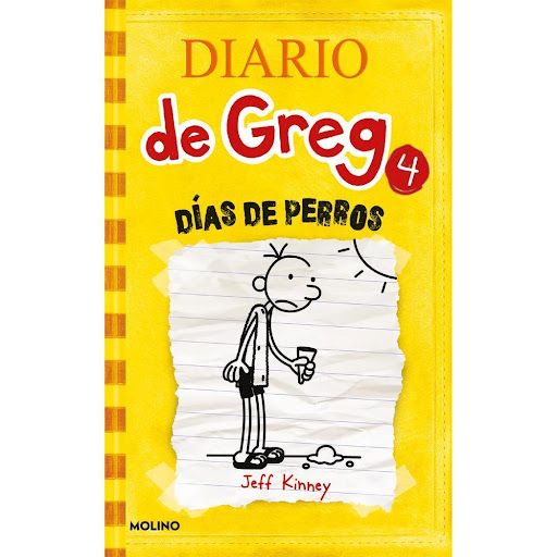 Diario De Greg 4. Días De Perros. Jeff Kinney Molino Libro x 1.0 Días de perros (Diario de Greg 4)  Son las vacaciones de verano, hace un tiempo fabuloso y todo el personal se lo pasa en grande al aire libre. ¿Y dónde está Greg Heffley? Encerrado en casa, con las c