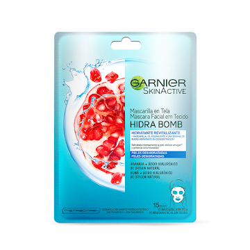 Mascarilla Garnier En Tela Revitalizante Granada x 28 gr  
