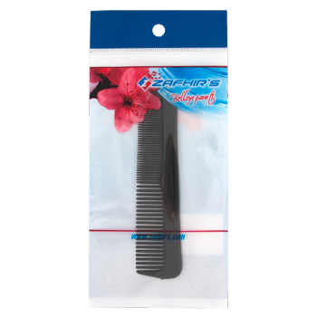 Peine Plastico Negro ZafhirS x 1 und  