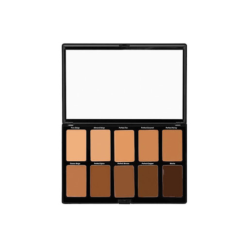 Paleta Profesional De 10 Bases en Polvo Pro Powder Foundation Palette X 73 Gr SACHA COSMETICS Paleta de base en polvo compacto  x 1 ¡Obtenga la sensación ligera de un polvo con la cobertura de una base! De larga duración, sin reflejo y no te dejará con un aspecto opaco. 

Multiuso y no se oxida. Se puede usar en toda la cara como 