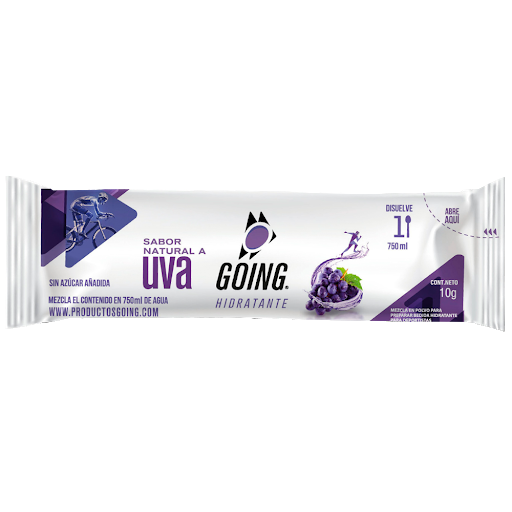 Hidratante Going Sabor Uva Sachet x 10 gr
