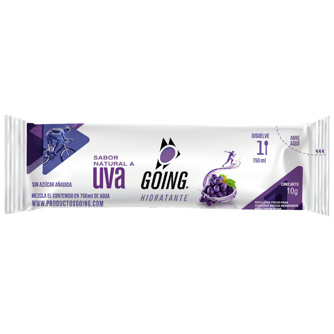 Hidratante Going Sabor Uva Sachet x 10 gr  