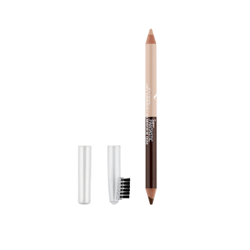Lápiz Delineador Vogue Duo Para Cejas Camel x 1und  