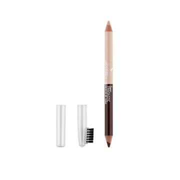 Lápiz Delineador Vogue Duo Para Cejas Camel x 1und  