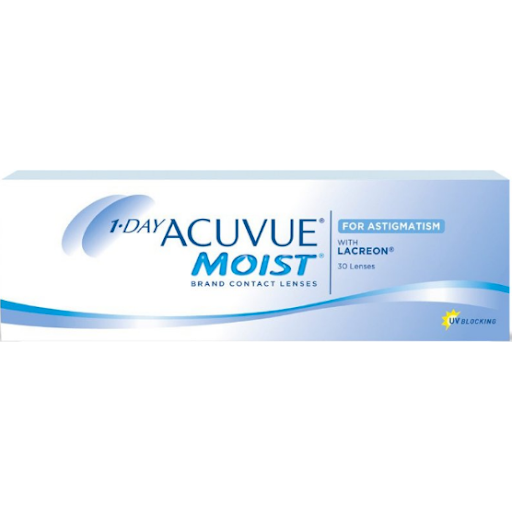 Lentes de Contacto 1 Day Acuvue Moist for Astigmatism Caja x 30 und