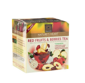 TE TERRAFERTIL   NATURE´S  HEART FRUTAS DESHIDRATADAS X10G. X6UND      