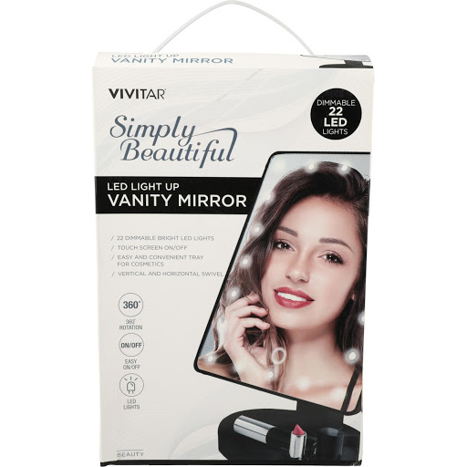 Espejo Vivitar De Tocador 22 Led x 1 und