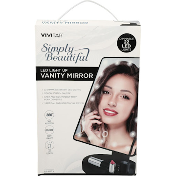 Espejo Vivitar De Tocador 22 Led x 1 und  