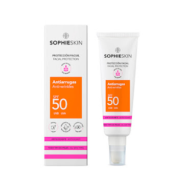 Protector Solar Facial   Sophieskin Antiarrugas Spf50 x 50 ml 