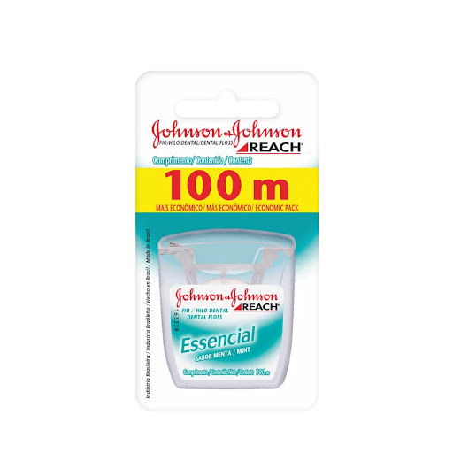 Hilo Dental Reach Jhonson  Essencial Menta x 100 mts