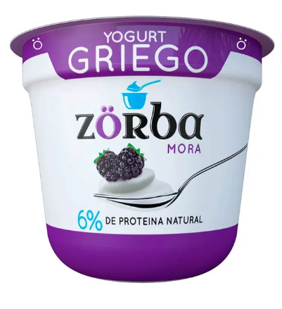 Yogurt Griego Zorba Con Mora x 135 gr