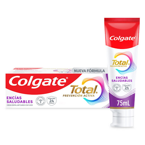 Crema Dental Colgate Total Encías Prevención Activa Caja x 75 ml