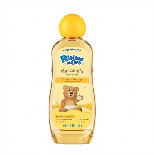 Shampoo Manzanilla 100ml Ricitos de Oro - Grisi GRISI 100 ML x 1 UND El Shampoo de Ricitos de Oro Chamomile a base de extracto natural de flor de manzanilla, es ideal para el cabello de tu bebé, lo protege y lo aclara de forma natural, dándole brillo y suavidad.
Fórmul