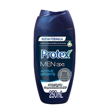 Jabón Líquido Protex Corporal For Men Sport Botella x 250 ml  
