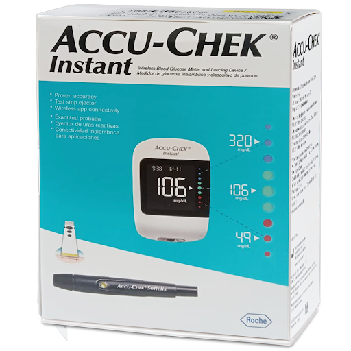 Glucómetro Accu-Check   Instant Inalámbrico Caja x 1 und