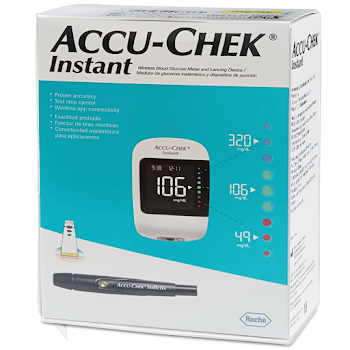 Glucómetro Accu-Check   Instant Inalámbrico Caja x 1 und  