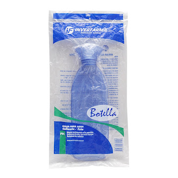 Bolsa De Agua Inverfarma Caliente/Fría Pvc Botella Paquete x 1 und  