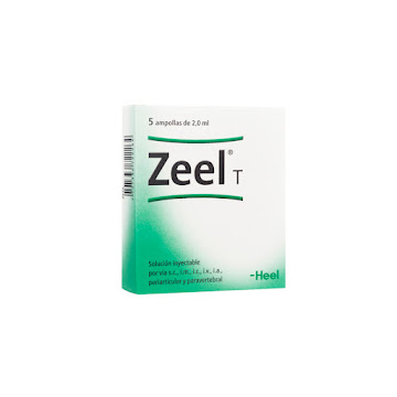 ZEEL T AMPOLLETAS CAJA   X5AMP. HEEL MEDICAMENTO HOMEOPÁTICO       