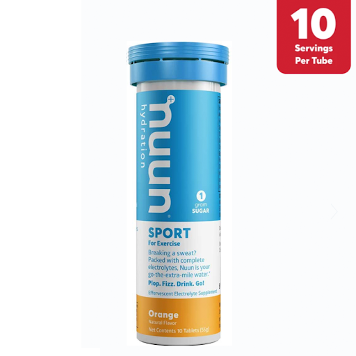 Hidratante Nuun Sport Naranja Tubo x 10 Tabletas