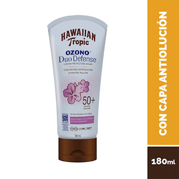 Protector Solar Hawiian Tropic Ozono Duo Defense Spf50+ x 180 ml  