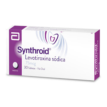 SYNTHROID 75mcg   Tabletas Caja x30tab. ABBOTT Levotiroxina sódica   