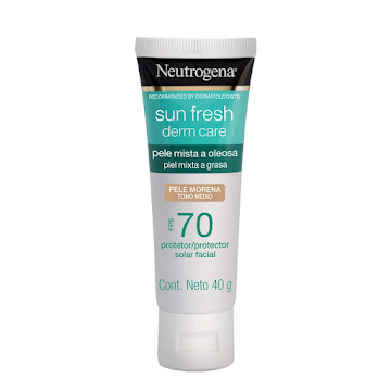 Protector Solar Facial Neutrogena Derm Care Fps 70 Piel Morena x 40 g  