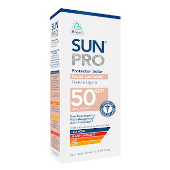 Protector Solar Sunpro   Facial Color Spf50 x 50 ml  