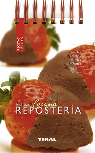 Fichas De Cocina Repostería. Recetas Fáciles Ediciones Tikal Libro x 1 FICHAS DE COCINA REPOSTERIA - RECETAS FACILES -D-Encuadernación: Cartoné con cubierta en wire-o.La elaboración de postres y dulces no está tan arraigada en nuestra vida cotidiana. Sin embargo, es un p