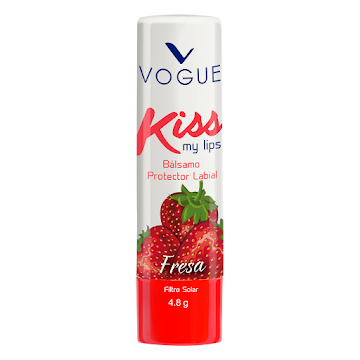 Brillo Vogue Protector Labial Kiss Me Fresa x 1 und  
