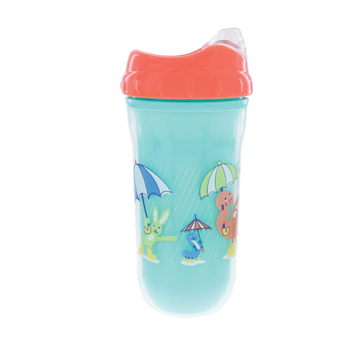 Vaso De Iniciación Térmico Verde Con Tapa Naranja Nuby Blister x 1 ĦMantén a tu bebé fresco y feliz con nuestro Vaso de Iniciación Térmico! Este vaso combina un atractivo color naranja con características excepcionales para mantener las bebidas de tu bebé en la tempe