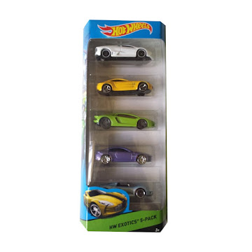 Solo Online Carro De Juguete Hot   Wheels Exotics X 5 Unidades 