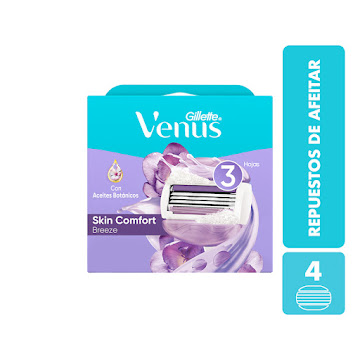 //$Off Repuesto Gillette Venus Breeze x 4 und  