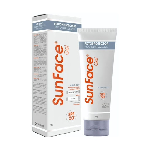 Protector Solar Sunface Gel Spf50 Frasco x 70 gr